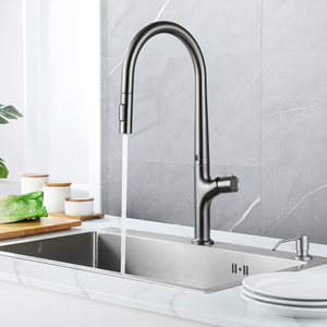 Grifo de cocina <span class=keywords><strong>con</strong></span> <span class=keywords><strong>sensor</strong></span> táctil <span class=keywords><strong>Grifos</strong></span> <span class=keywords><strong>con</strong></span> función de ahorro de agua <span class=keywords><strong>con</strong></span> grifo rociador extraíble - Product Image 2