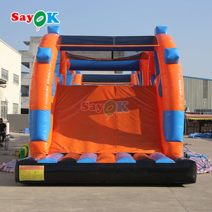 Commercio all'ingrosso bambini tunnel gonfiabile rimbalzante ostacolo di regata grande enorme bouncer percorso ad ostacoli - Product Image 6