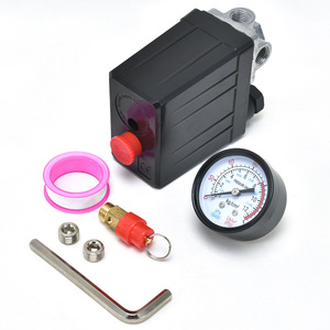 Contrôleur de pression pour compresseur d'air, kit d'assemblage 7 pièces à quatre voies, interrupteur de pression automatique pour usage industriel - Product Image 5
