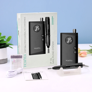 <span class=keywords><strong>Ponceuse</strong></span> à ongles <span class=keywords><strong>professionnelle</strong></span> HOWYEA perceuse à ongles électrique outil d'art des ongles convient à la maison et au salon - Product Image 3