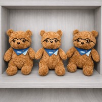 Ours en peluche super doux personnalisé, animal en peluche, cadeau anti-stress pour la chambre à coucher, la Saint-Valentin, un anniversaire - OEM disponible