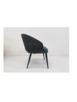 Chaise de salle à manger rembourrée moderne, style nordique, chaise de cuisine confortable, pieds en métal