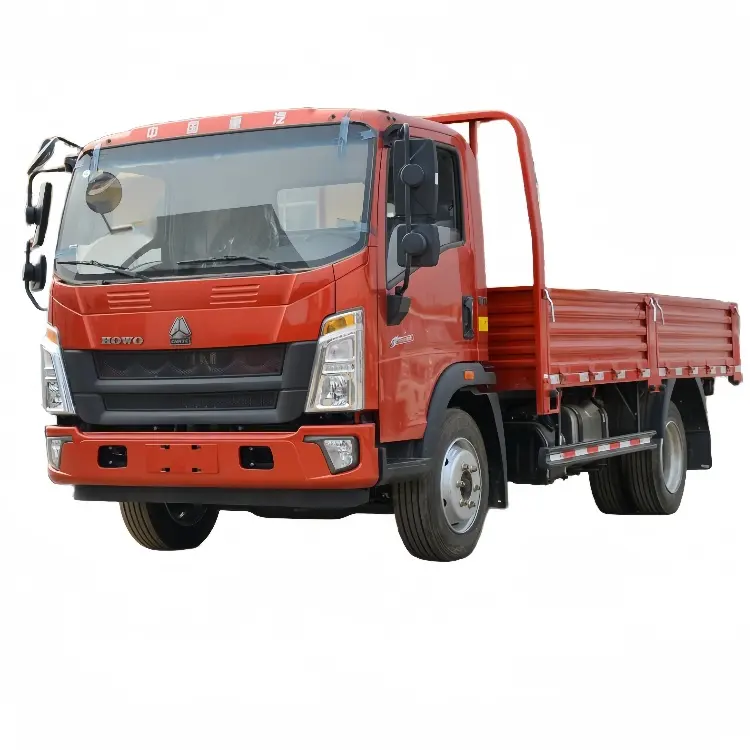 New HOWO cargo truck 5 T delivery trucks light- van goods train for sale