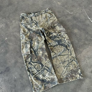 Tùy Chỉnh Heavyweight Thời Trang Đường Phố Camolouge Tracksuit Thiết Lập Giản Dị Bất <span class=keywords><strong>Tree</strong></span> Camo Quá Khổ Hai Mảnh Quần Bó Sát Và Áo Bộ - Product Image 4