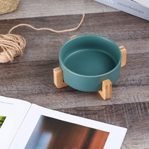 סט מודרני של כלי אוכל וקערת האכלה לחיות מחמד, ידידותי לסביבה, מוגבה ומשוקלל, למזון ומים לחתולים, בעיצוב חמוד - Product Image 3