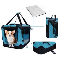 Couffin de voyage pliable pour chien, plusieurs tailles et couleurs, avec fermeture éclair, pour extérieur