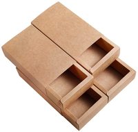 Vente en gros emballage commun boîtes d'encens tiroirs d'emballage d'encens personnalisés vierges boîtes en papier extractibles faciles à assembler