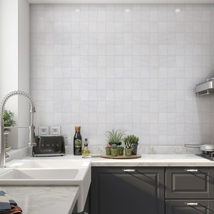 Thủ công liền mạch bằng tia nước khảm đá cẩm thạch nhà bếp backsplash