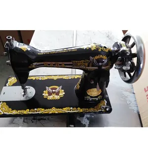 Máquina de Coser Doméstica <span class=keywords><strong>SKYFLY</strong></span> JA2-1, Popular en el Mercado Africano, con Caja de Madera y Asa de Acero - Product Image 4
