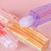 Huile à lèvres repulpante minérale végétalienne Clear Glow, fini lumineux, teinte pour les lèvres, protection solaire, hydratante, marque privée pour les cosmétiques