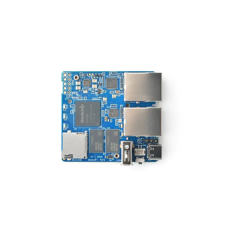 NanoPi R2S NanoPi R2C NanoPi R2C Plus لوحات تطوير مع Rockchip RK3328 ثنائي Gbps إيثرنت 1GB DDR4 RAM eMMC