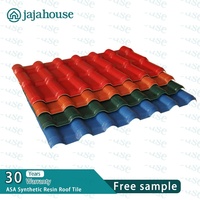 Tuiles de toit en résine synthétique modernes de Foshan, forme bambou, longue portée, bleues, imperméables, pour maison, villa, hôtel, entrepôt