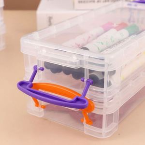 Custom Durable ABS <b>Large</b> Capacity Pencil <b>Box</b> Office & Art Supplies Organizer for Brushes Watercolor Pens & Drawing Tools - Product Image 4