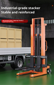 JYH Factory Price 3000kg 3 <strong>Ton</strong> Pump Weigh Hydraulic <strong>Hand</strong> Forklift <strong>Trolley</strong> Truck CTY-2T Nylon Wheel Manual Stackers - Product Image 3