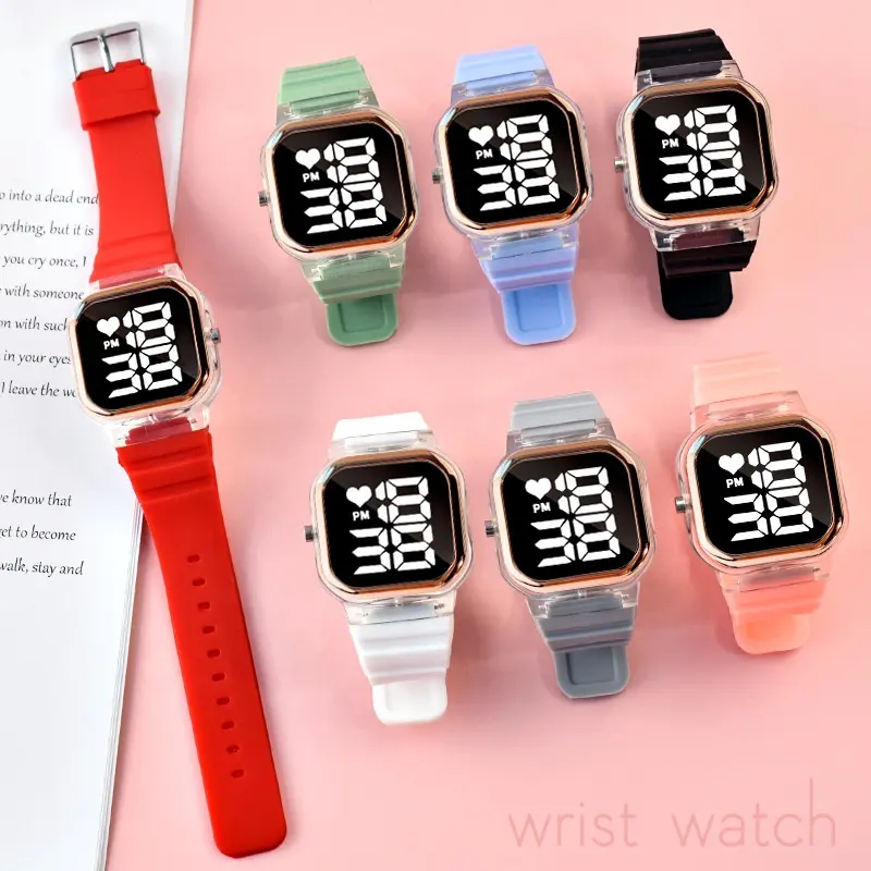 핫 세일 Y1-Z3 저렴한 큰 디스플레이 led 손목 시계 브랜드 시계 패션 저렴한 전자 디지털 손목 시계