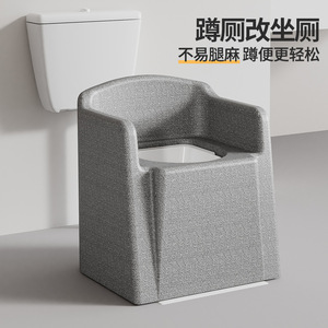 Chaise de douche EPP convertible en siège de toilette pour personnes âgées et femmes enceintes, design moderne et simple - Product Image 4
