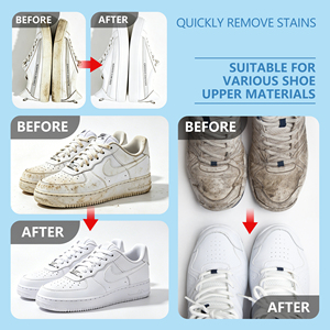 Crema Limpiadora de Zapatos Blanca - Pasta Blanqueadora y Quitamanchas Multiusos para Zapatos, Sin Necesidad de Lavar, para Zapatillas Deportivas y Calzado Deportivo - Product Image 5