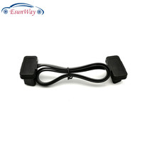 60CM Flat Thin As Noodle Cable OBD OBD2 OBDII 16Pin Wire 8PIN Connected Male to Female Car Diagnostic OBD Extension Cable