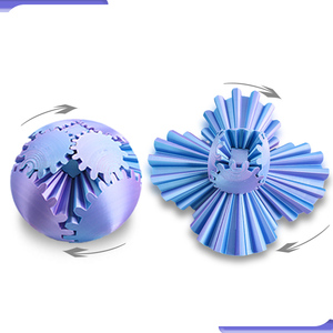Gear Ball, jouet anti-stress imprimé en 3D pour enfants, balle rotative ou cube, personnalisable en PLA, impression 3D - Product Image 5