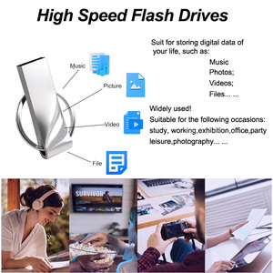 Ổ USB mini kim loại 128MB 256MB 512MB mới về, in logo tùy chỉnh, 128GB 64GB - Product Image 5