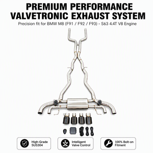 Sistema de Escape Catback Fudkli de Acero Inoxidable <span class=keywords><strong>M8</strong></span> <span class=keywords><strong>M850i</strong></span> 4.4T, Silenciador con Válvulas para Tuning de Rendimiento Automotriz - Product Image 1