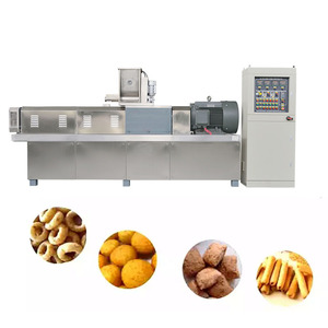 Machine automatique de fabrication de snacks au riz soufflé extrudeuse à double vis machine à granulés de snacks feuilletés à <span class=keywords><strong>prix</strong></span> raisonnable - Product Image 5