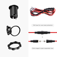 Prise allume-cigare étanche 12V pour moto marine, VTT, camping-car, voiture