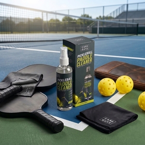 <span class=keywords><strong>Limpiador</strong></span> de Palas de Pickleball con Agarre de Tela Tipo Waffle, Spray de Reinicio para Palas, <span class=keywords><strong>Limpiador</strong></span> de Raquetas de Fibra de Carbono, Cuidado de Calzado Deportivo - Product Image 1