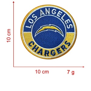 Patch brodé thermocollant en chenille, motif lettre de football universitaire, pour blousons universitaires <span class=keywords><strong>NFL</strong></span> et casquettes - Product Image 3