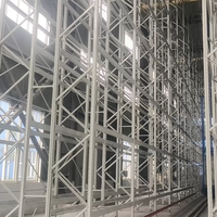 Estructura de Almacenamiento de Acero/Metal de Alta Resistencia, de 5 Niveles, con Acceso por Lotes y Control Programable, para Depósito de Herrajes de Precisión y Almacén Automatizado