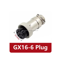 GX16-2/3/4/5/6/7/8/9/10Pin mâle et femelle diamètre 6 broches GX16 connecteur circulaire prise d'aviation 16mm connecteur de panneau de fil