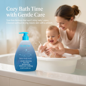 Label privé Baby <span class=keywords><strong>Luna</strong></span> Snooze Gel douche quotidien sans larmes pour nouveau-né fabriqué par nom 500ml - Product Image 2