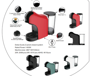 2024 italie Machine à expresso professionnelle Didiesse grenouille révolution citron jaune dosette Machine à café pour la maison hôtel bureau - Product Image 2