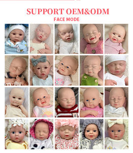 Muñeca <span class=keywords><strong>Reborn</strong></span> de silicona de cuerpo completo con peso de 19 pulgadas, juguetes de bebé recién nacido realistas suaves, <span class=keywords><strong>ojos</strong></span> <span class=keywords><strong>abiertos</strong></span> realistas, regalo para niña para niños - Product Image 6