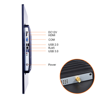 Ordinateur industriel à écran tactile Lamitouch, entièrement en aluminium, 10,1, 12, 15, 17, 19 pouces, IP65, sans ventilateur, 3558u, panneau PC HMI