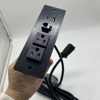 Sıcak Fırsatlar ABD/Kanada Mobilyaları Ev/Otel/Ofis İçin Usb Girişli 1-3 Metrelik Çift Prizli Güç Üniteleri