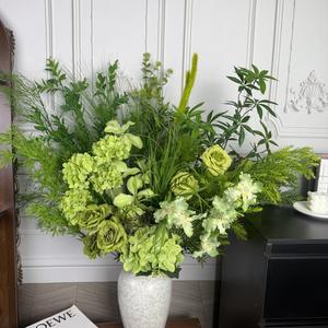 Fiori di Seta <span class=keywords><strong>Serie</strong></span> Verde Erba Artificiale per Decorazioni e <span class=keywords><strong>Allestimenti</strong></span> Matrimoniali - Product Image 3