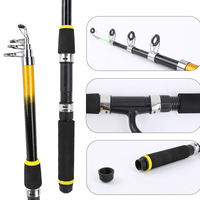 Ensemble canne à pêche et moulinet, canne ultra-courte pour la pêche en mer, kit de pêche à la ligne