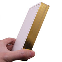 WJPC Prix Imbattable Impression Personnalisée Oracle Doré Cartes de Tarot Bords Dorés de Haute Qualité Avec Boîte Magnétique