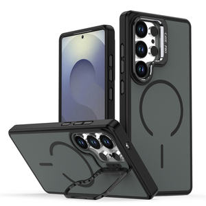 Nouveaux produits 2026 – <span class=keywords><strong>Coque</strong></span> de luxe avec support métallique pour appareil photo, étui Fundas pour <span class=keywords><strong>Samsung</strong></span> Galaxy S26 Ultra S26 Edge S26 A15 A14 A16 A56 - Product Image 1