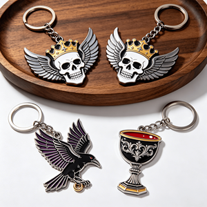 Porte-clés en métal <span class=keywords><strong>Bape</strong></span> personnalisé avec numéro en acier inoxydable au design original - Product Image 3
