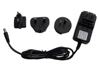 Adaptador de CA y CC EU US AU UK Enchufe intercambiable Modo de conmutación Fuente de alimentación Enchufe de pared 5V 6V 7,5 V 9V 12V 15V 18V 24V 1A 2A 4A 12W