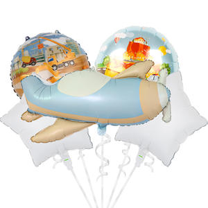 Set balon Foil pesta ulang tahun, Matte pelangi bentuk bunga Matte balon <span class=keywords><strong>Pastel</strong></span> - Product Image 5