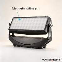 Projecteur LED Wash 8 segments à contrôle individuel 1100W avec plusieurs lentilles optionnelles pour scène de DJ et club