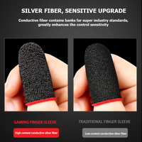 Gants de jeu pour téléphone mobile de haute qualité, respirants, 1 paire, pour jeux mobiles Free Fire