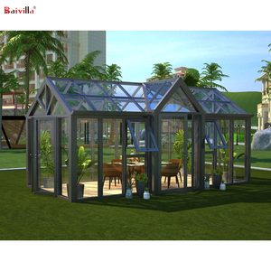 Verre isolant thermique en aluminium pour salles de soleil, toit réglable, à bas prix, nouveau design - Product Image 2