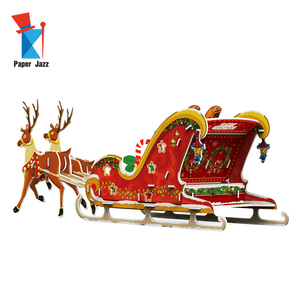 <span class=keywords><strong>Puzzle</strong></span> 3D Traîneau de Noël, <span class=keywords><strong>Cadeau</strong></span> Créatif DIY pour Enfants, Jouets de Noël pour Enfants - Product Image 4