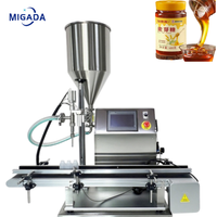 Machine de remplissage de liquides et de pâtes de haute qualité, de petite taille, à une seule buse, pour le remplissage de produits cosmétiques, alimentaires et chimiques quotidiens