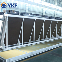 Refroidisseur d'air sec adiabatique avec tubes en cuivre et ailettes en aluminium, refroidissement par immersion, 400 kW, garantie 1 an
