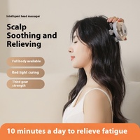 Masseur électrique chauffant infrarouge pour tissus profonds, masseur professionnel du cuir chevelu pour soulager les migraines et favoriser la relaxation